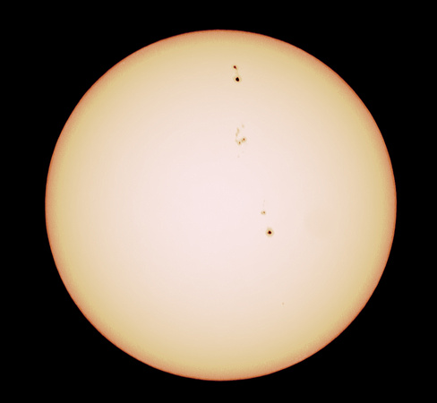 Solar Spots 1260, 1261 & 1263