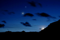 Occultation of Venus, Jupiter and the Moon, November 30, 2008