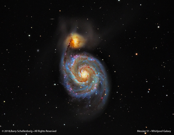 Messier 51 • Whirlpool Galaxy